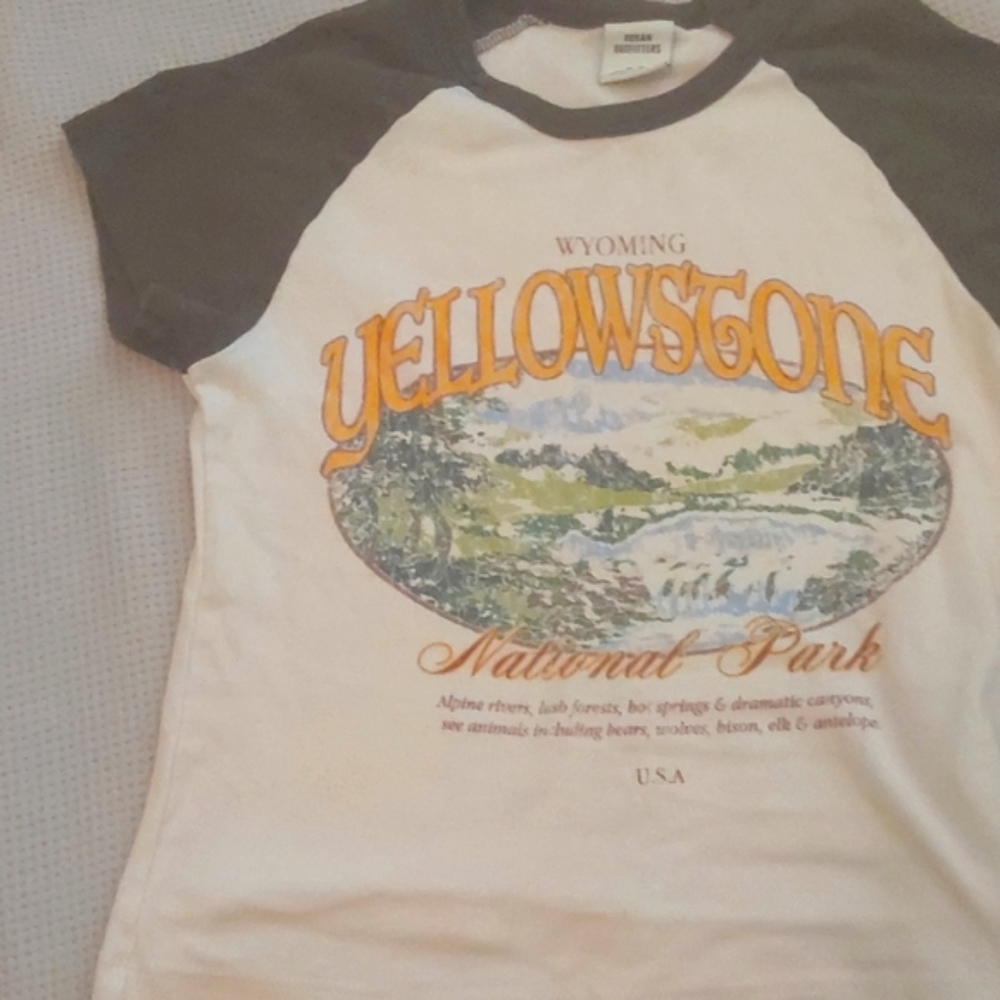 Urban outfitters top yellow stone